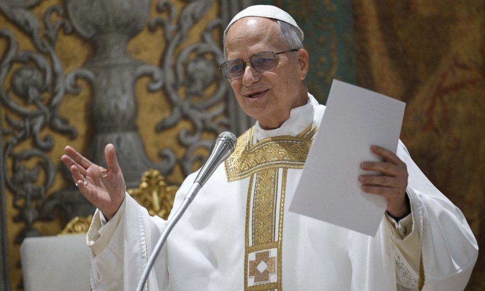 2518271 Papa Lav XIV u razgovoru s Abasom: Osudio nasilje u Gazi
