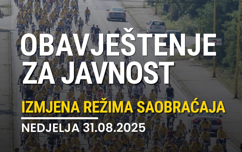 Tuzla domaćin 13. biciklijade: Privremene obustave saobraćaja 31. augusta