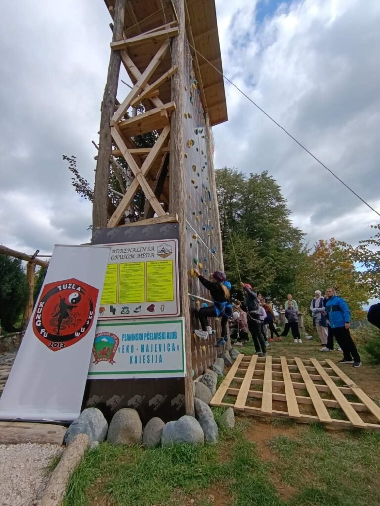 Učenici Kung Fu Wu Shu COT uživali u adrenalinskoj avanturi u Eco Nahl Kalesija