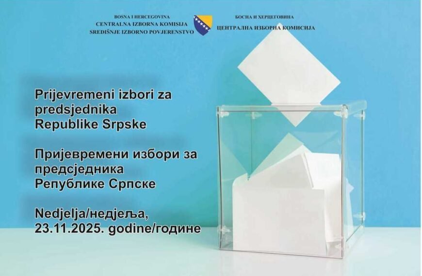 Evo gdje Tuzlaci mogu glasati u odsustvu za RS predsjednika