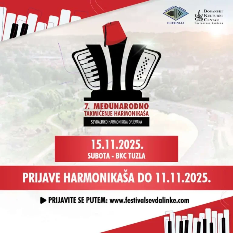 Tuzla domaćin 7. Međunarodnog takmičenja harmonikaša “Sevdalinko, harmonikom opjevana”