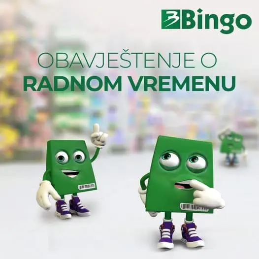 Bingo objavio izmjene radnog vremena za predstojeće praznike/ Evo kako će Bingo raditi danas zbog praznika