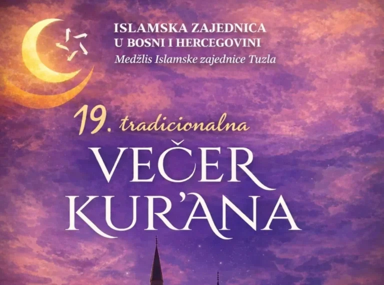 Večer Kur’ana u Tuzli: Porodica s četiri hafiza dobija priznanje