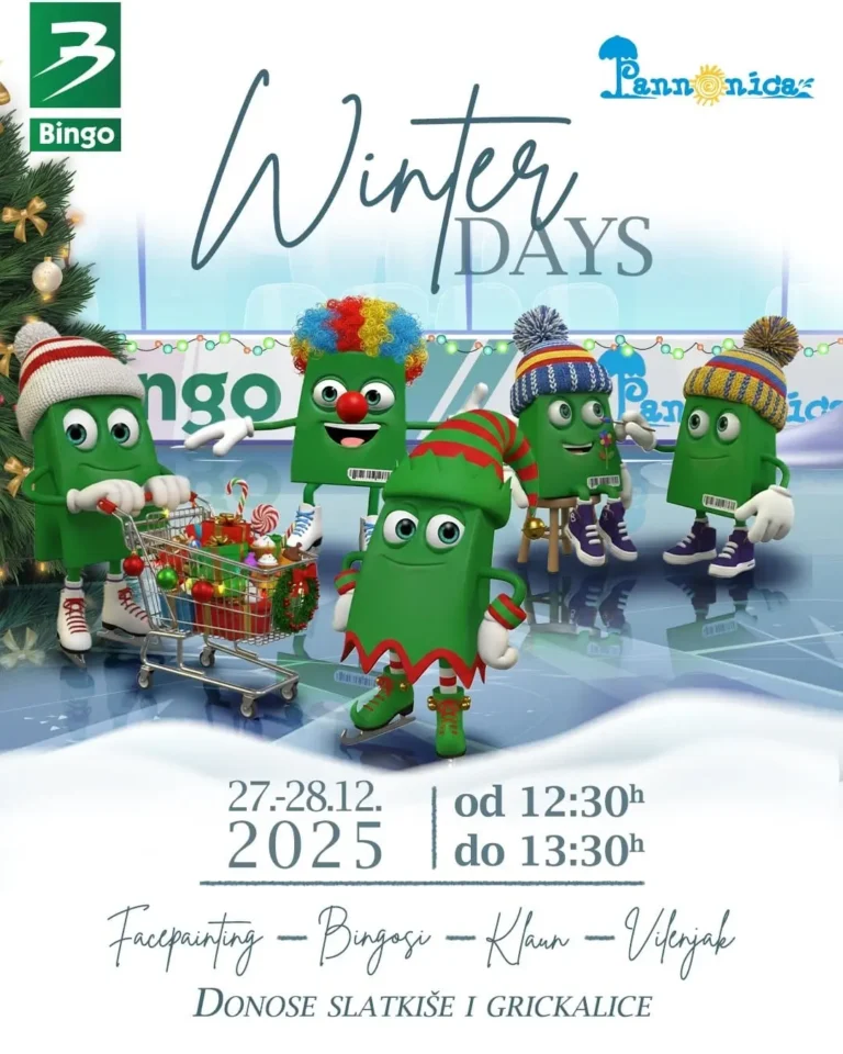 Vikend na klizalištu Pannonica: Zimska zabava za djecu i roditelje