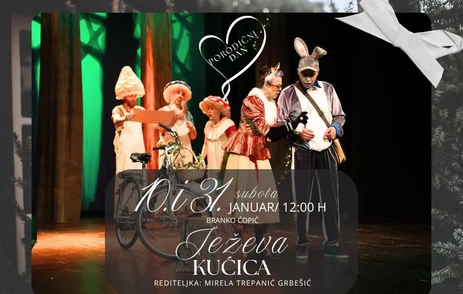 „Ježeva kućica“ na sceni Narodnog pozorišta Tuzla