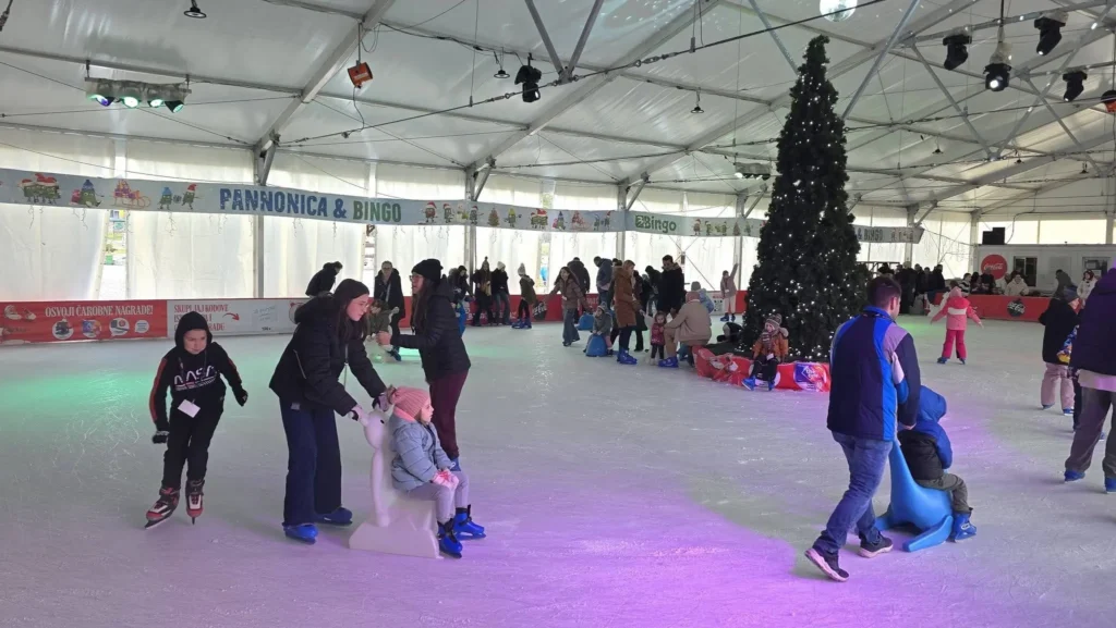 Zabavni program za djecu na klizalištu Panonika