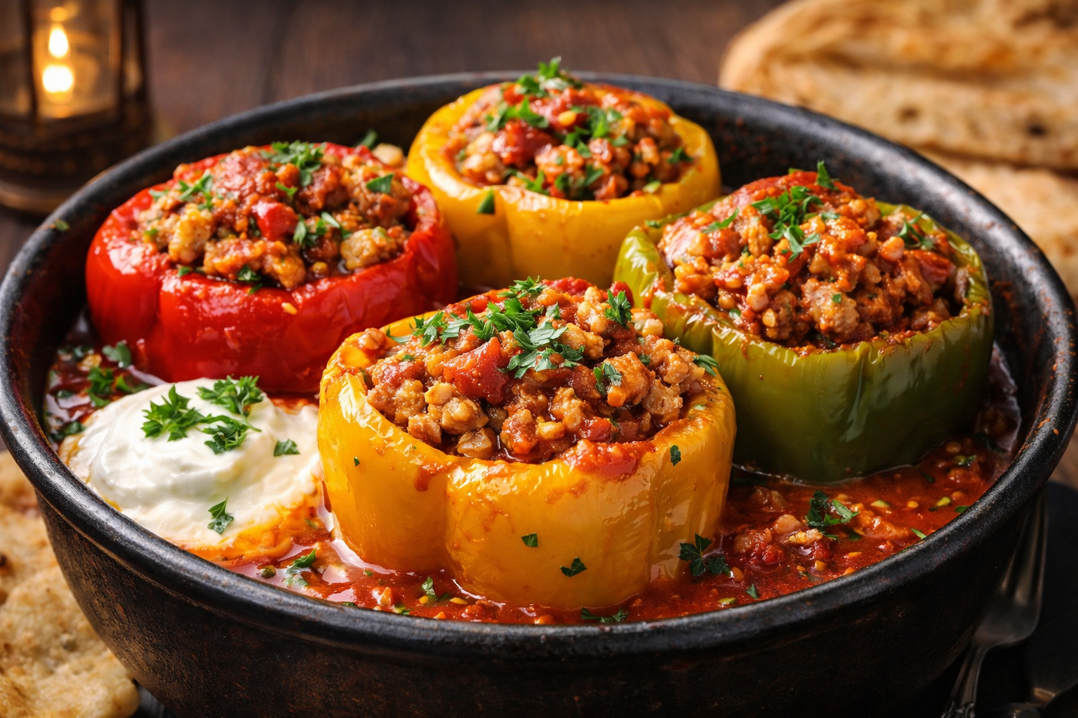 Ramazanski iftar: Punjene paprike sa mesom i rižom