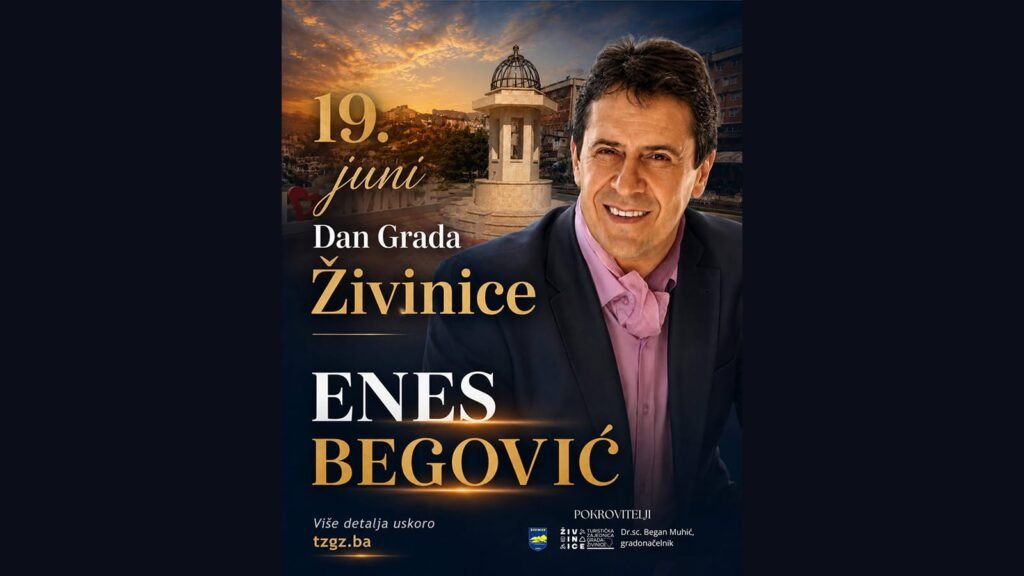 Enes Begović nastupa u Živinicama povodom Dana grada