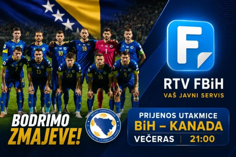 BiH protiv Kanade večeras na FTV-u: Osiguran direktan prijenos utakmice sa Svjetskog prvenstva
