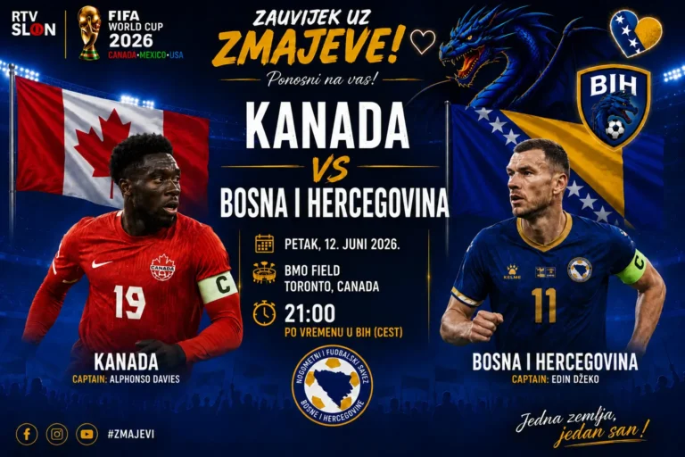 Zmajevi večeras otvaraju Mundijal: Sve oči uprte u duel BiH i Kanade