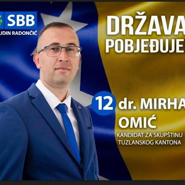 Počela predizborna kampanja: Dr. Mirhad Omić predstavio ciljeve i poruke kampanje