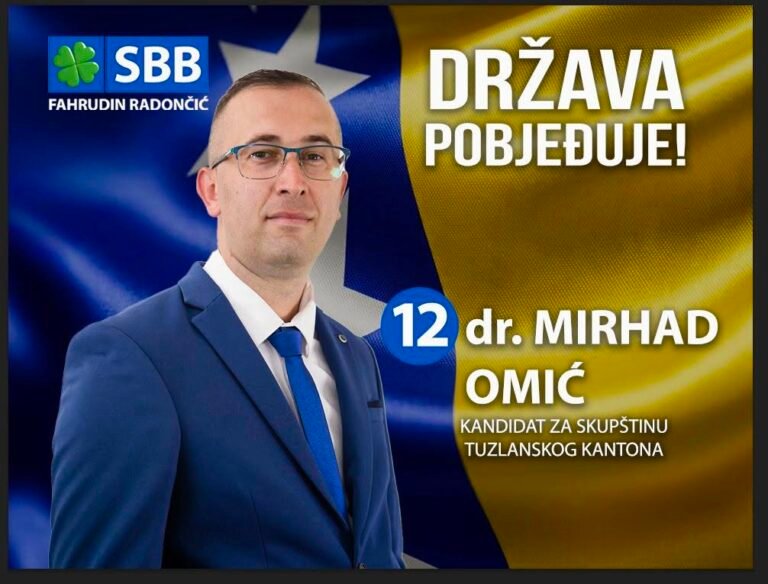 Počela predizborna kampanja: Dr. Mirhad Omić predstavio ciljeve i poruke kampanje
