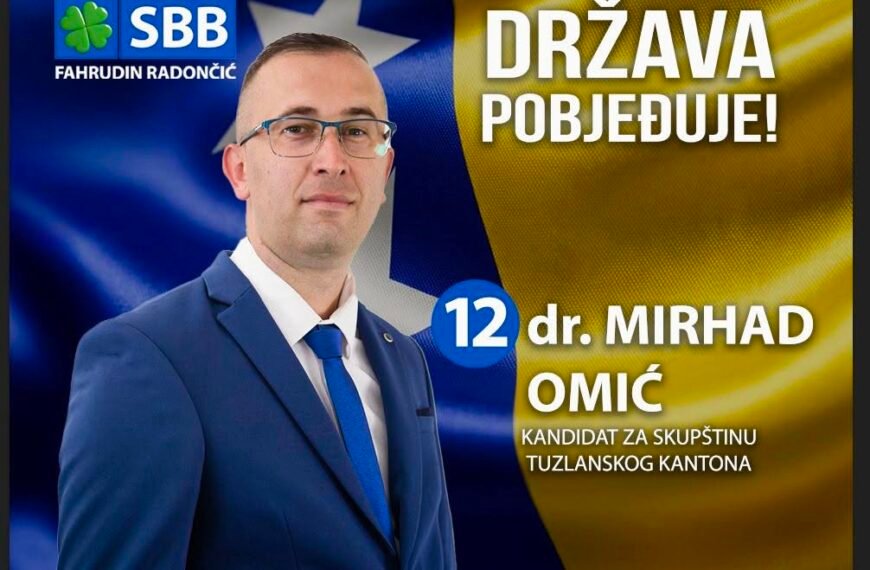 Počela predizborna kampanja: Mirhad Omić predstavio viziju promjena i pozvao građane na zajedništvo